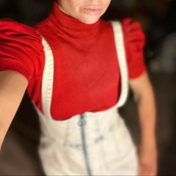 2/$25Wild Fable;Acid wash corset style,midi zip up suspender dress.Like new! - Picture 3 of 5